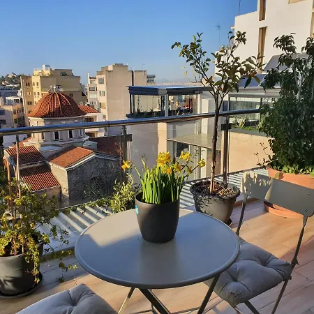 Super Loft With Acropolis View Apartment